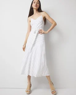 Tie-Waist Halter Dress*White House Black Market Online