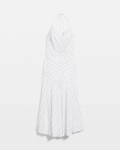 Tie-Waist Halter Dress*White House Black Market Online