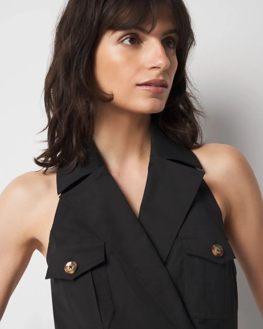 Trench Wrap Mini Dress*White House Black Market Outlet
