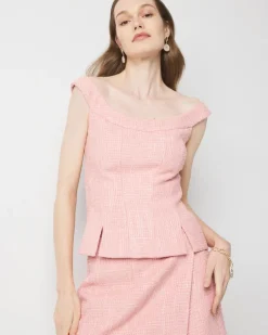 Tweed Bodice Top*White House Black Market Outlet