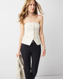 Tweed Bustier*White House Black Market Best