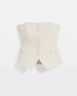 Tweed Bustier*White House Black Market Best
