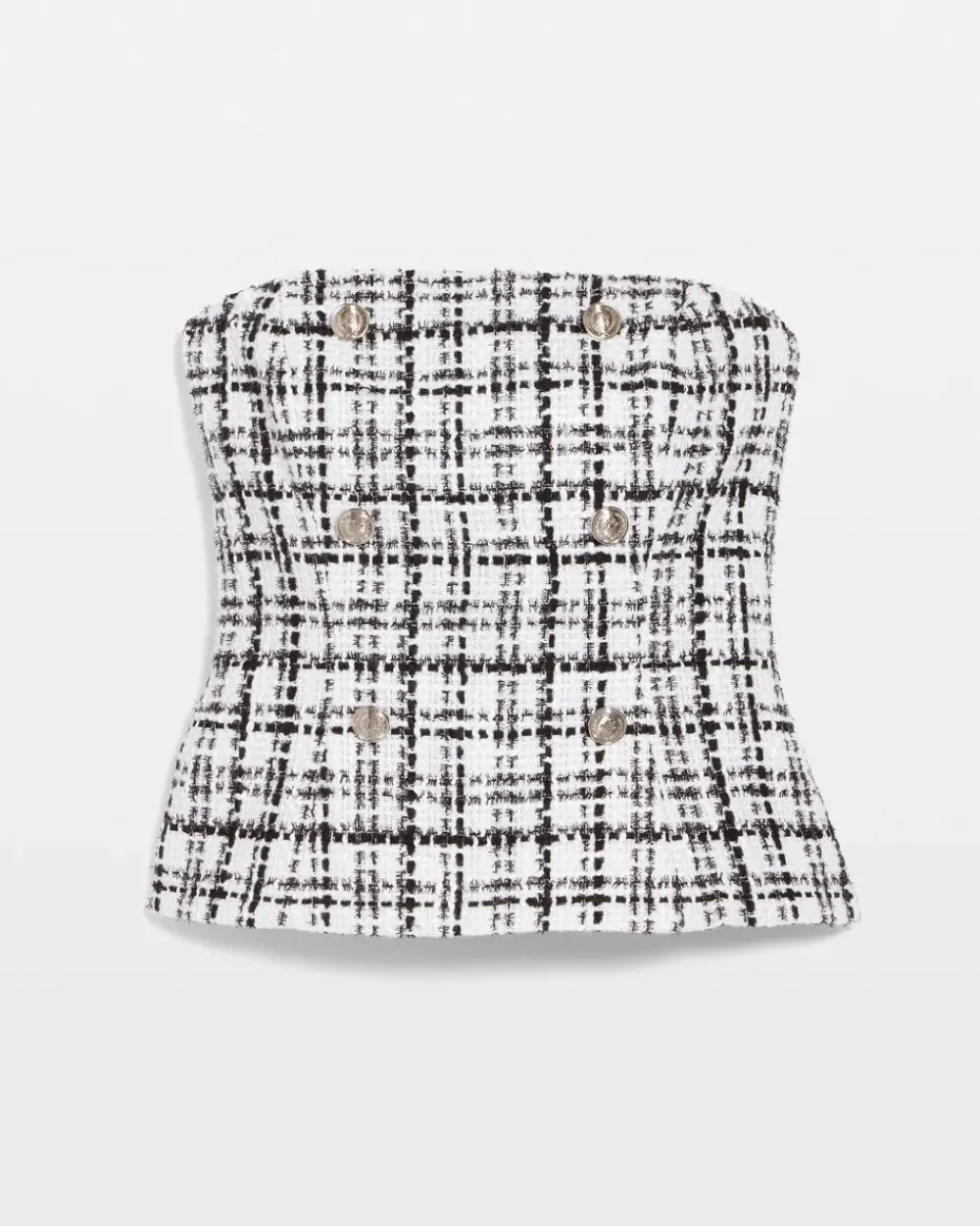 Tweed Bustier With Button Detailing*White House Black Market Best