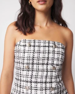 Tweed Bustier With Button Detailing*White House Black Market Best