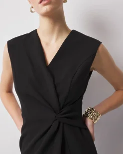Twist Detail Sheath Dress*White House Black Market Sale