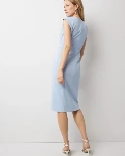 Twist Detail Sheath Dress*White House Black Market Outlet