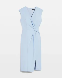 Twist Detail Sheath Dress*White House Black Market Outlet