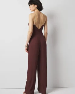 Twist Front Jumpsuit*White House Black Market New