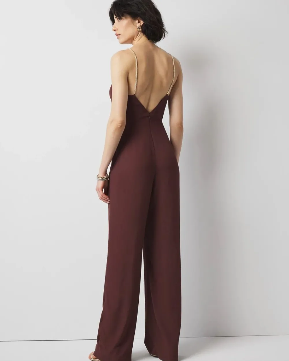 Twist Front Jumpsuit*White House Black Market New