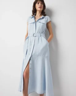 Utility Shirt Dress*White House Black Market Hot