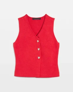 V-Neck Sweater Vest*White House Black Market New