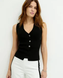 V-Neck Sweater Vest*White House Black Market New