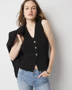 V-Neck Sweater Vest*White House Black Market New