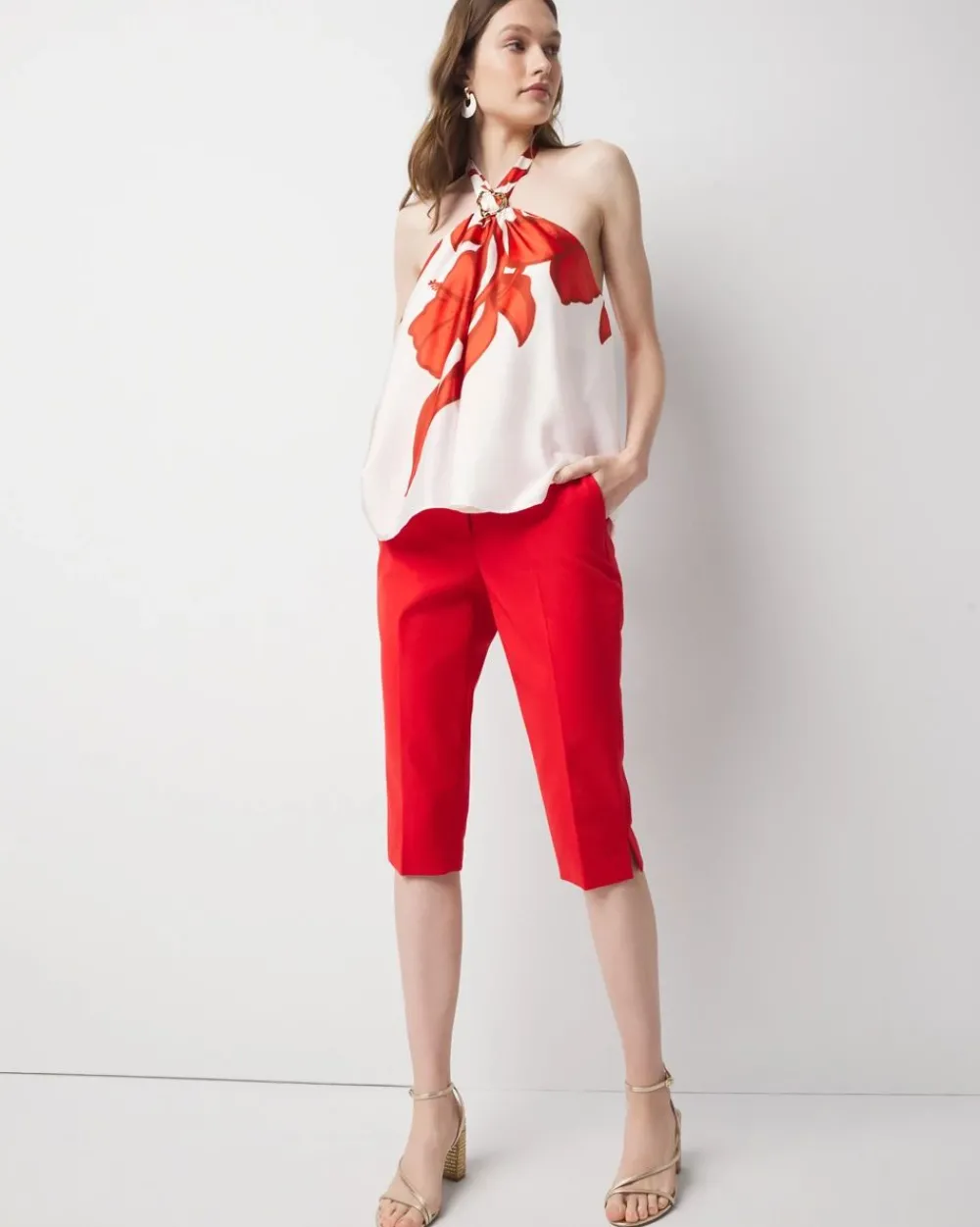 WHBM® Elle Slim Capri Pant*White House Black Market Online