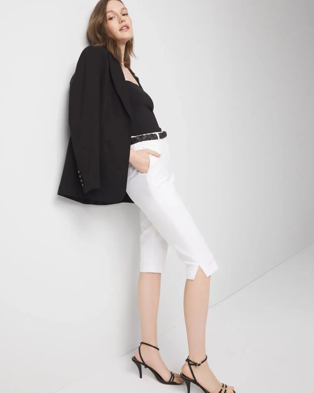WHBM® Elle Slim Capri Pant*White House Black Market New