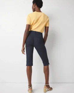 WHBM® Elle Slim Denim-Look Capri Pant*White House Black Market Fashion