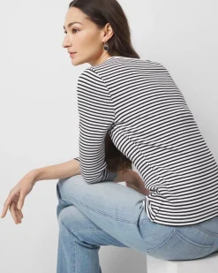 WHBM FORME™ Ribbed Stretch Boatneck Top*White House Black Market Fashion