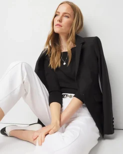 WHBM FORME™ Ribbed Stretch Boatneck Top*White House Black Market Clearance