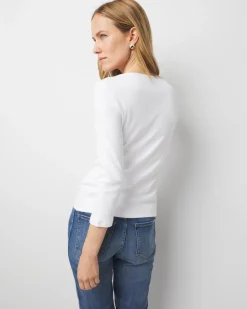 WHBM FORME™ Ribbed Stretch Boatneck Top*White House Black Market Online