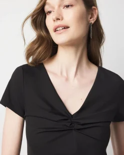 WHBM FORME™ All Ways Stretch Twist Front Tee*White House Black Market Discount