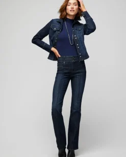 WHBM FORME™ All Ways Stretch Elbow-Sleeve Bodysuit*White House Black Market Clearance