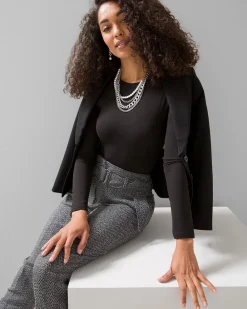 WHBM FORME™ All Ways Stretch Long-Sleeve Bodysuit*White House Black Market Fashion
