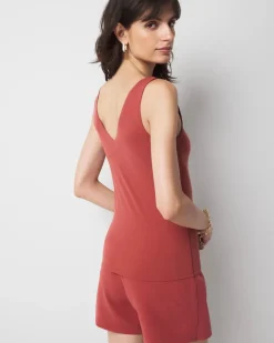 WHBM FORME™ All Ways Stretch Dual Neck Tank*White House Black Market Clearance