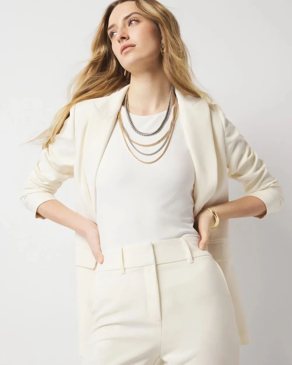 WHBM FORME™ All Ways Stretch High-Neck Bodysuit*White House Black Market Clearance