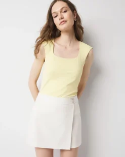 WHBM FORME™ All Ways Stretch Square Neck Top*White House Black Market Best