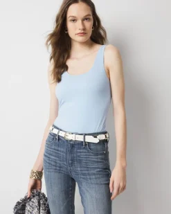 WHBM FORME™ All Ways Stretch Dual Neck Tank*White House Black Market Sale