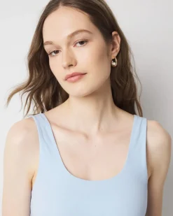 WHBM FORME™ All Ways Stretch Dual Neck Tank*White House Black Market Sale