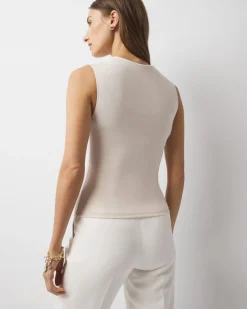 WHBM FORME™ All Ways Stretch High-Crewneck Tank Top*White House Black Market New