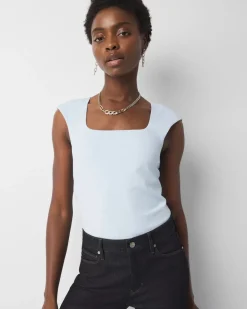 WHBM FORME™ All Ways Stretch Square Neck Top*White House Black Market Best