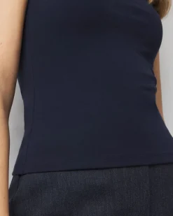 WHBM FORME™ All Ways Stretch High-Crewneck Tank Top*White House Black Market Online