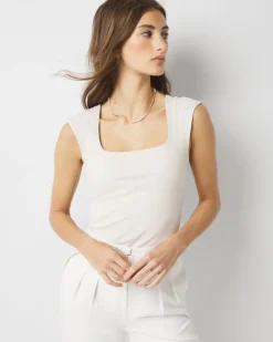 WHBM FORME™ All Ways Stretch Square Neck Top*White House Black Market Discount