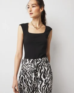 WHBM FORME™ All Ways Stretch Square Neck Top*White House Black Market Discount