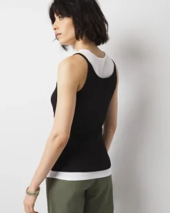 WHBM FORME™ Ribbed Stretch Layered Tank*White House Black Market Sale