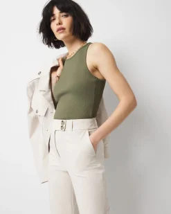 WHBM FORME™ Ribbed Stretch Tank*White House Black Market Outlet