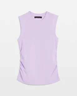 WHBM FORME™ Ribbed Stretch Ruched Side Tank*White House Black Market Fashion