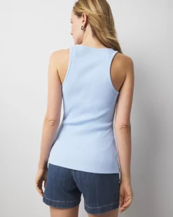WHBM FORME™ Ribbed Stretch Tank*White House Black Market New