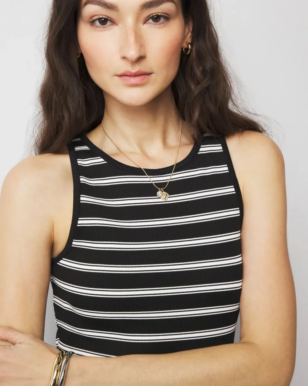 WHBM FORME™ Ribbed Stretch Tank*White House Black Market Sale