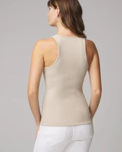 WHBM FORME™ Ribbed Stretch Tank*White House Black Market New