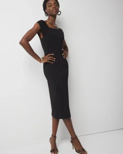 WHBM FORME™ Ribbed Stretch Sweater Dress*White House Black Market Outlet