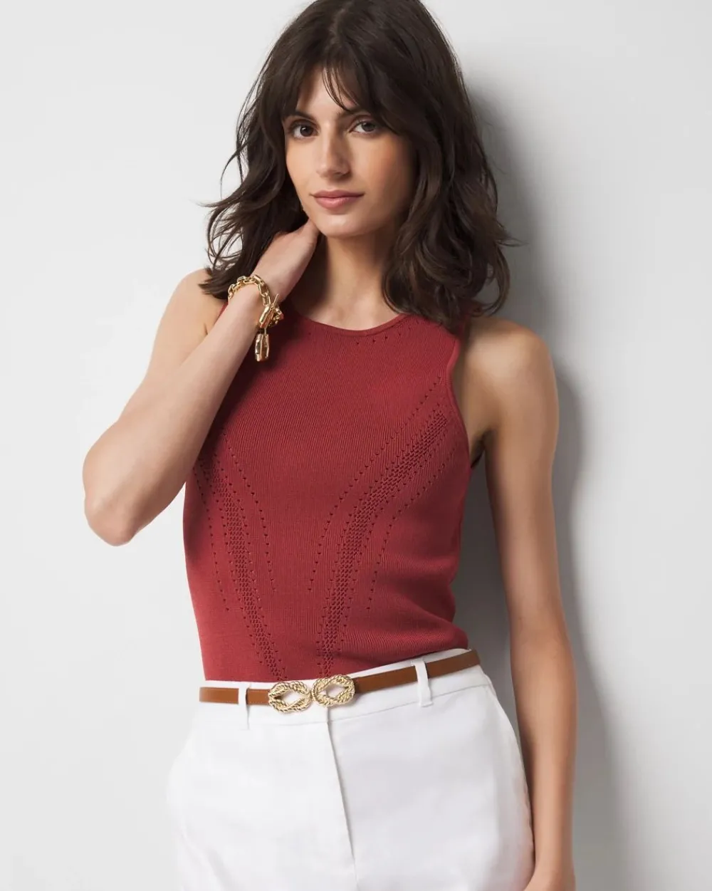 WHBM FORME™ Sculpt Stretch Sweater Tank*White House Black Market Sale