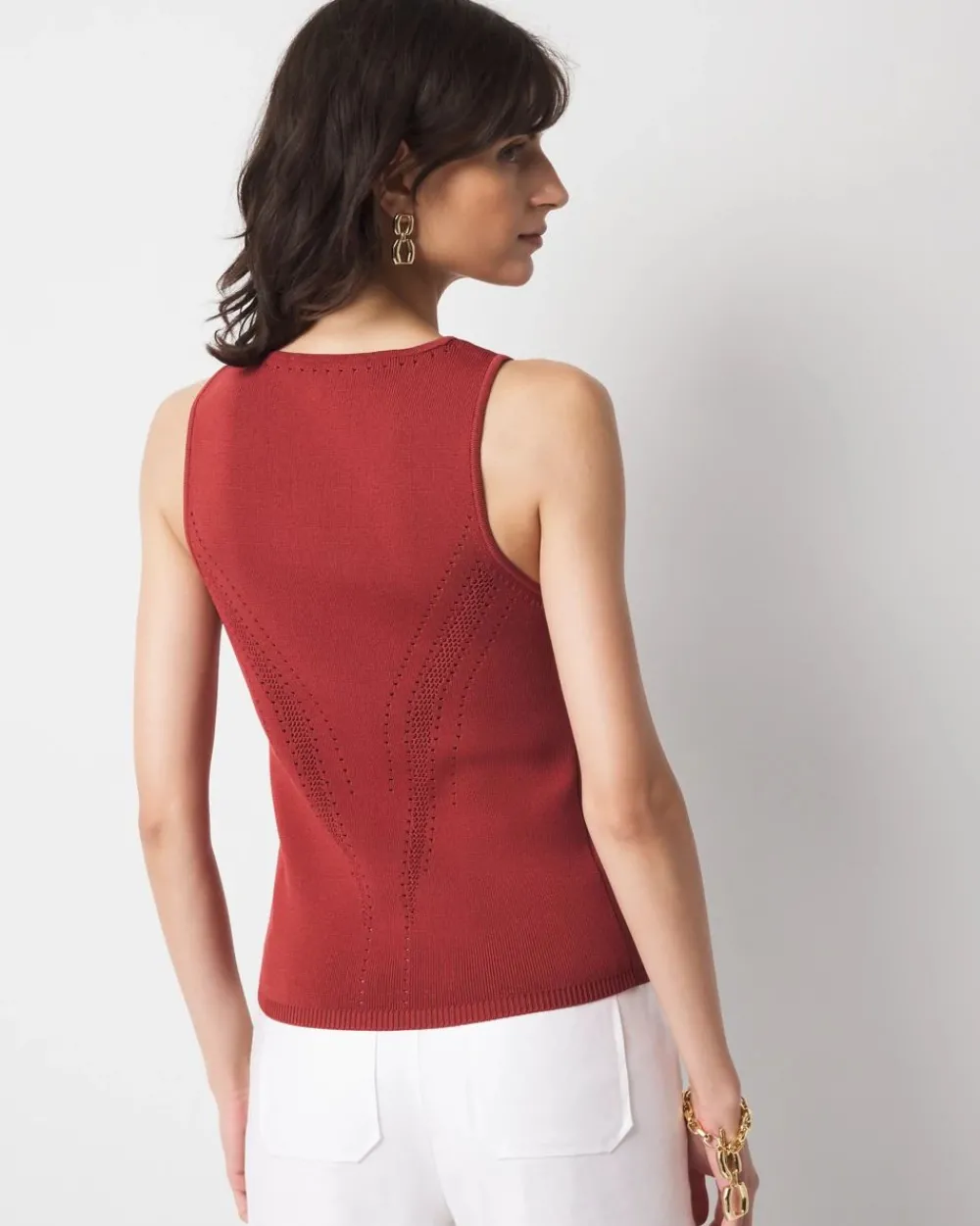 WHBM FORME™ Sculpt Stretch Sweater Tank*White House Black Market Sale