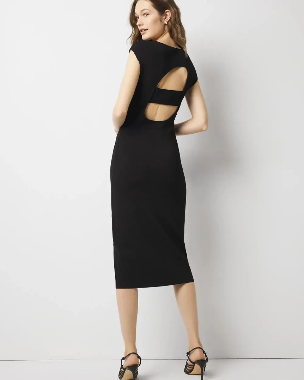 WHBM FORME™ Sculpt Stretch Backless Dress*White House Black Market Outlet
