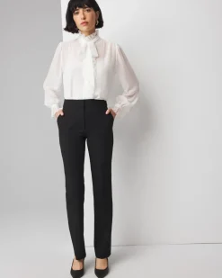 WHBM® High-Rise Straight Leg Pants*White House Black Market Best