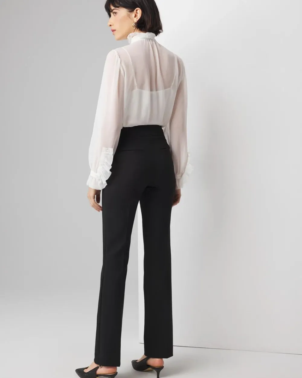 WHBM® High-Rise Straight Leg Pants*White House Black Market Best