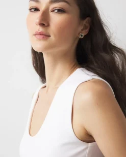 WHBMFORME™ All Ways Stretch Scoop Neck Shell*White House Black Market Clearance