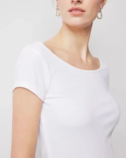 WHBMFORME™ All Ways Stretch Scoop Neck Tee*White House Black Market Hot